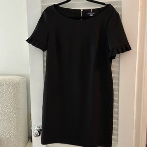 Tommy Hilfiger fitted dress with pleated sleeves